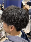 ツイストスパイラル仙台美容室波巻きシャドウパーマサーフカール