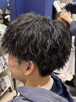 ハッシュタグネイビー 仙台駅前店(#NAVY) ツイストスパイラル仙台美容室波巻きシャドウパーマサーフカール