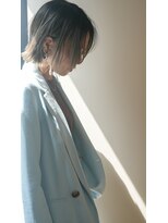 花鳥風月 バレイヤージュカラーにシルバー系カラーをオン