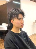 【メンズ】強め質感がカッコいい！ツイストスパイラルパーマ