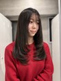 スウィープ(sweep) オリーブブラウン×レイヤーカット