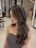 リーチェ(ReCHE by CAPA(旧：CAPA茅ヶ崎店）)&nbsp;ハイライトレイヤーカットダークパープル夏ミルクブラウン28