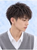 【スパイキーショート×シャドウパーマ】