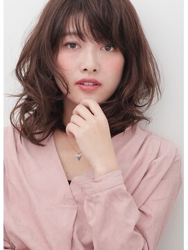 ヘアアンドケア エジェリラボ(hair&care egerie lab) うざバングとボリューム感で表情いろいろ!小顔パーマ★大人女子