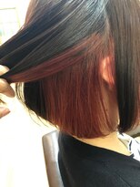 ヘアスタジオ ロメオ(hair studio Romeo)&nbsp;チェリーレッドインナーカラー