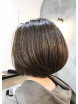 エトネ ヘアーサロン 仙台駅前(eTONe hair salon) 【eTONe】30代40代大人女性前下がりボブ