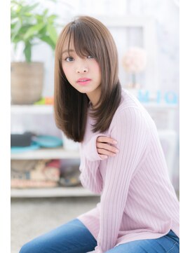 ミック 日暮里店(miq) シースルーバング♪ラフ感＆清潔感ストレートa