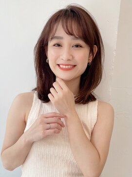 ハニーシブヤ(HONEY shibuya) 【HONEY渋谷】シンプル大人ミディ×メルティーベージュ