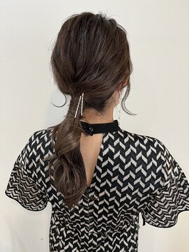 シェノン 西梅田(CHAINON) ヘアアレンジ×結婚式ヘア×くびれヘア×似合わせカット