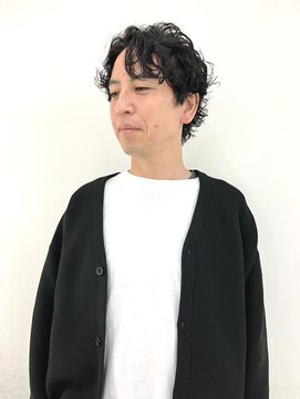 エンドリンク(endlink) センターパートウルフパーマ