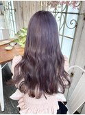 10代20代【髪質改善カラー】透明感ラベンダーグレージュ
