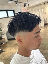 ザ オーダー(THE ORDER)&nbsp;スキンフェードツイストスパイラルパーマスパイキーショート