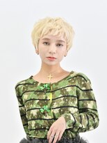 ロアー ヘアー マックイーン 流山おおたかの森店(RAWR hair McQueen) 【RAWR】大人可愛い30代40代50代小顔◎ホワイトブロンド_美髪