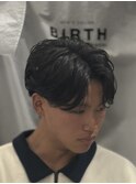 ニュアンスパーマカルマパーマセンターパート韓国大阪パーマ
