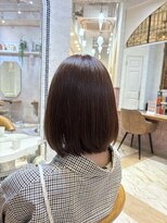 ロンドローズ 名古屋(Lond damaskRose)&nbsp;顔周り ダブルカラー 名駅 ブリーチ 髪質改善 ボブ 韓国569