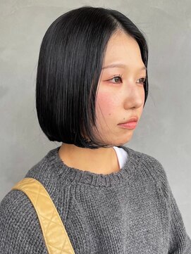 ビスクヘアデザイン(bisq hair design) ボブ　透明感　艶髪　髪質改善カラー　ショート