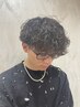 【角田指名限定】メンズカット＋パーマ相談コース　￥9,300