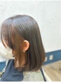 インナーカラーミルクティーベージュ