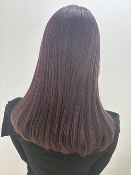アールモンドヘア新世界 【北見】#ブリーチカラー#ダブルカラー#ラベンダーピンク