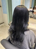 アソビセカンド 原宿(ASOBI 2nd)&nbsp;ダブルカラー/韓国/ブルーブラック/ネビージュ/原宿/前髪/