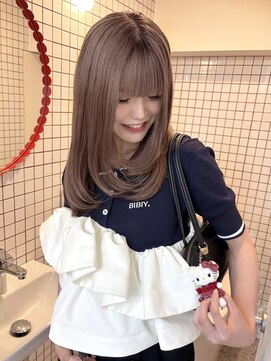 ペレ アネックス 大阪梅田茶屋町店(PELE ANNEX) くびれヘア/アプリコットオレンジ/夏のヘアアレンジ/梅田