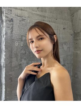 ヴィオラカラー(VIOLLA COLOR) 艶ストレート×透明感カラー/小倉