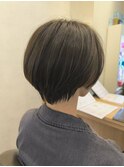 マッシュボブ×アッシュカラー
