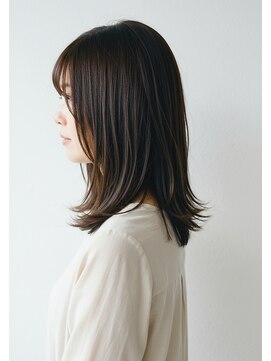 アントワープトーキョー(antwerp TOKYO) 40代50代60代酸性ストレート髪質改善縮毛矯正ダークベージュ