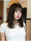 ワンかールレイヤーカット＊顔周りレイヤー＊小顔カット＊銀座