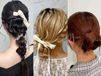 ミレア(Mirea)の写真/【原宿駅徒歩3分】ヘアセット専門店ならではのスピードと技術力で1日を通してキレイが続く*