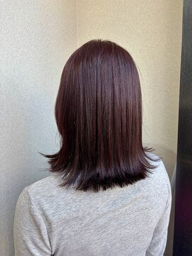 リュクレア(Luclea) ブリーチなしダブルカラー×切りっぱなし