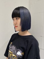 ブランコ 名古屋栄(BLANCO)&nbsp;[nina]デザインカラー　ブルー×ブラック