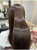 髪質改善艶感ココアベージュカラー^ ^