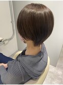 艶髪脱白髪染めショート　心斎橋