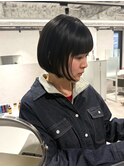 ★20代30代40代U24丸みボブ内巻きボブ 暗髪