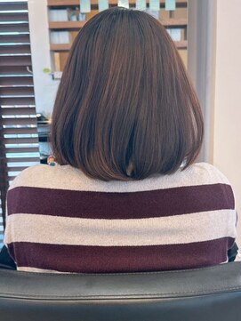 【107.カラー×髪質改善】縮毛矯正・白髪染め・ショートカット♪