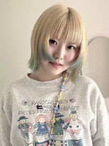 イェッカ パビル(YECCA pabil)&nbsp;ブロンド裾カラー