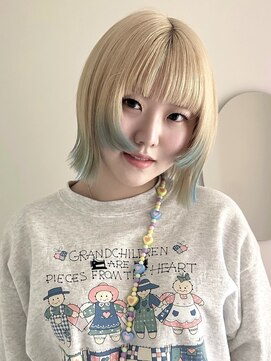 イェッカ パビル(YECCA pabil) ブロンド裾カラー