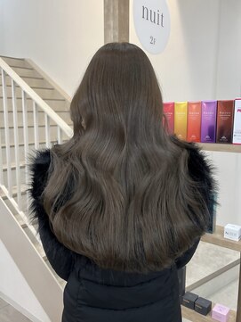 シア 春日部店(SHEER) ブリーチなし　オリーブグレージュ　【春日部　せんげん台】