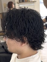 ヘアーアンドビューティー ザ ビー(Hair & Beauty the B)&nbsp;【メンズスタイル】　緩め波巻きパーマ