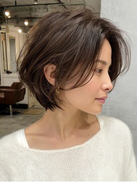アブニール 柏東口店(AVENIR) ワンホンレイヤー/ミルクティーブロンド/ダークブルー/柏