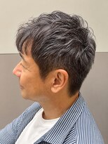 トランスサロン 吉祥寺(TRANS SALON)&nbsp;ポイントパーマ×グレーカラー移行メンズ
