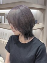 エレノア 静岡店(Eleanor) ミディアムレイヤー×ラベンダーグレー×エンドカラー【八重津】