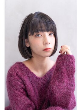 シエナ 渋谷(Siena) Siena　丸みボブ×シースルーワイドバング　渋谷