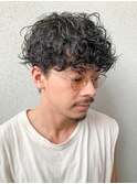 ソフトツーブロックマッシュウルフスパイラル