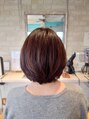 美容室 アルテモーダ&nbsp;丸みのあるボブ。面長の方や丸顔の方に似合います。