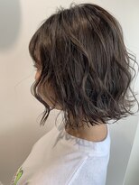 リアン(Lien)&nbsp;Lien☆ダブルカラー×切りっぱなしボブ×アシッドグレー