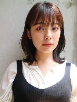 ダヴィン 中目黒(DaVin) 【DaVin中目黒】大人可愛いミディアムレイヤー　ココアブラウン