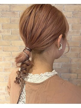 ブレス ヘアー clara店(Bless HAIR) 10代20代/くすみピンク/大人可愛い