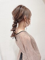 レシェル 松阪(RECIEL)&nbsp;三つ編み編み下ろし